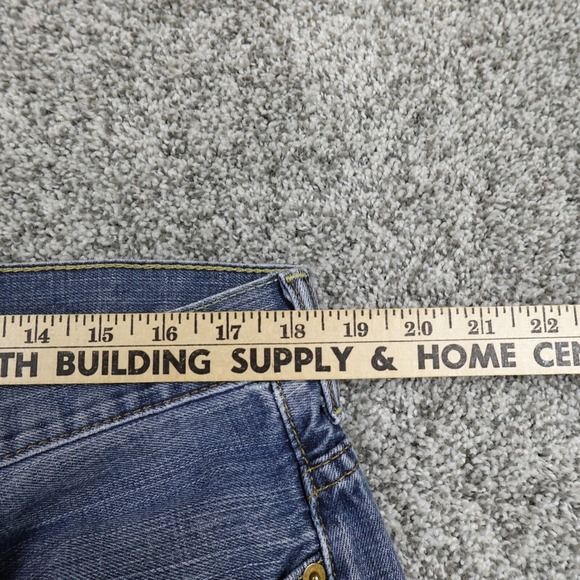 Levis Jeans Mens 36X30 Dark Blue Denim Pants 569 Loose Straight Baggy Skate Fade - Picture 5 of 16